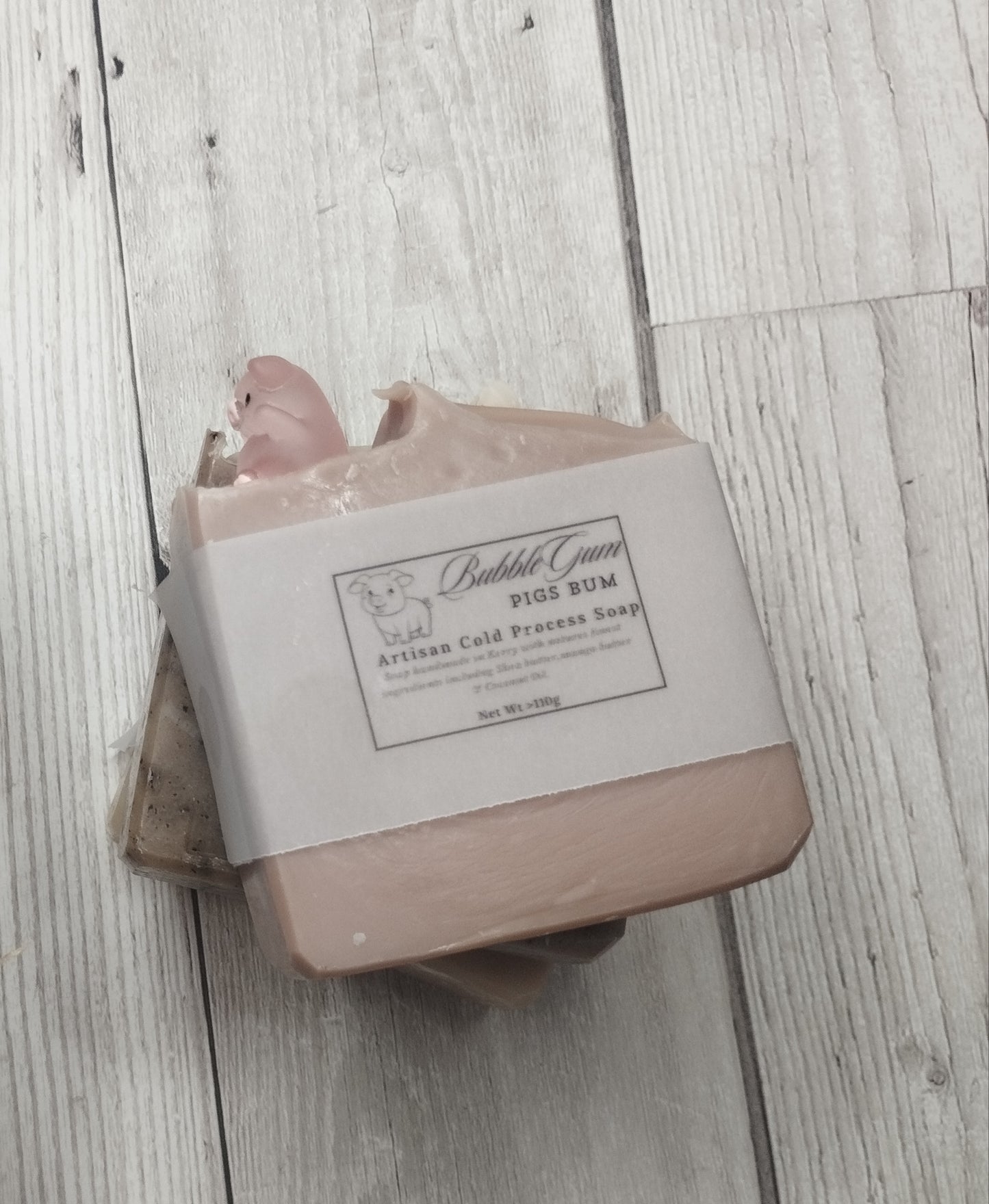 Bubblegum Pigs Bum Cold Process Soap