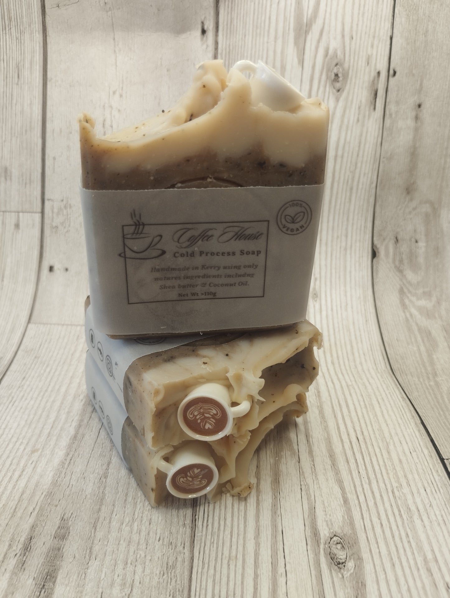 Coffee Shop Cold Process Soap (vegan)