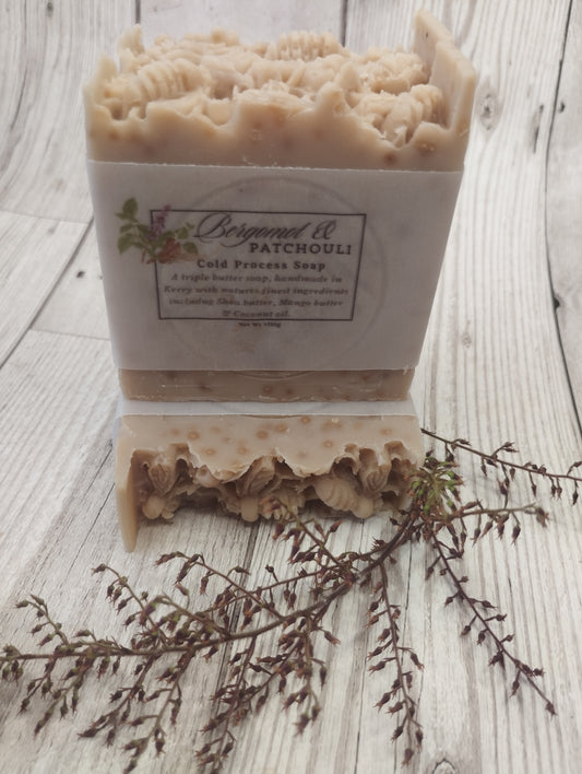 Bergamot & Patchouli Cold Process Soap