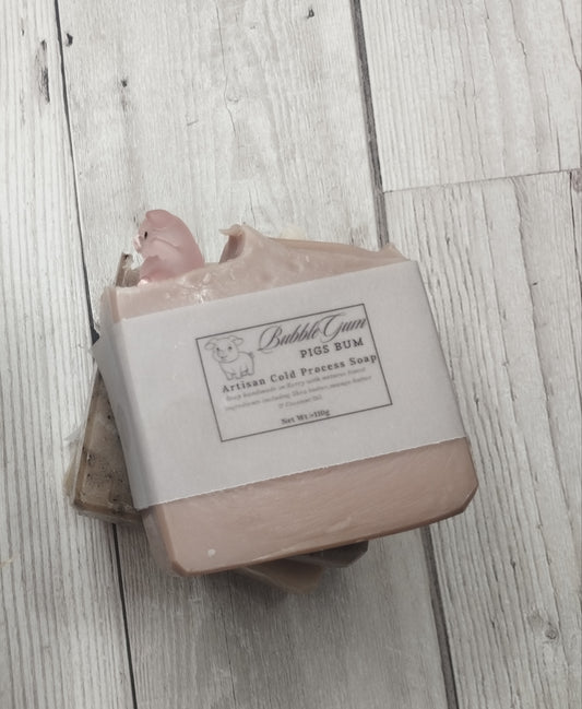 Bubblegum Pigs Bum Cold Process Soap