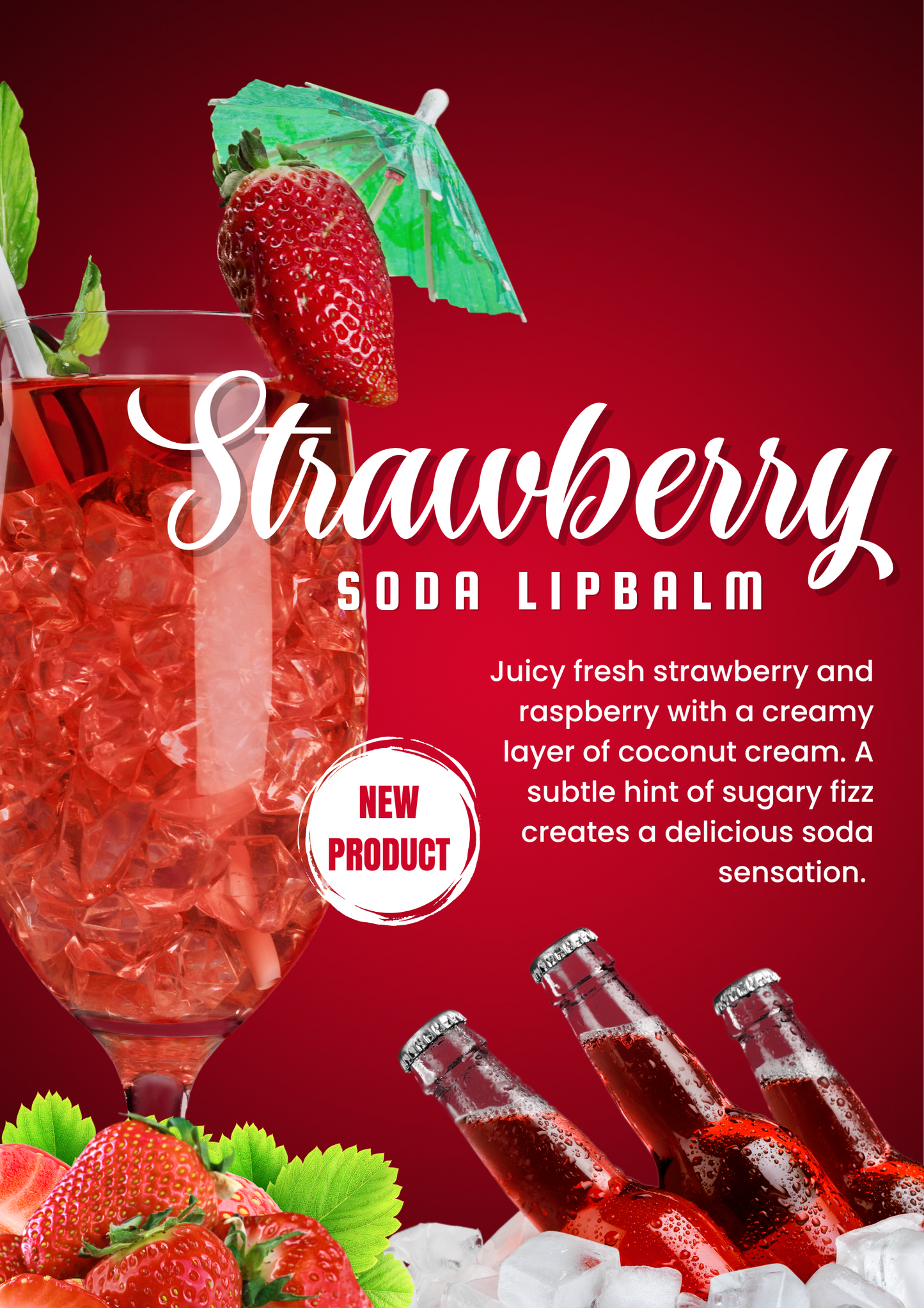 Strawberry Soda LipBalm 🍓